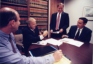 Picture of businessmen in a meeting room